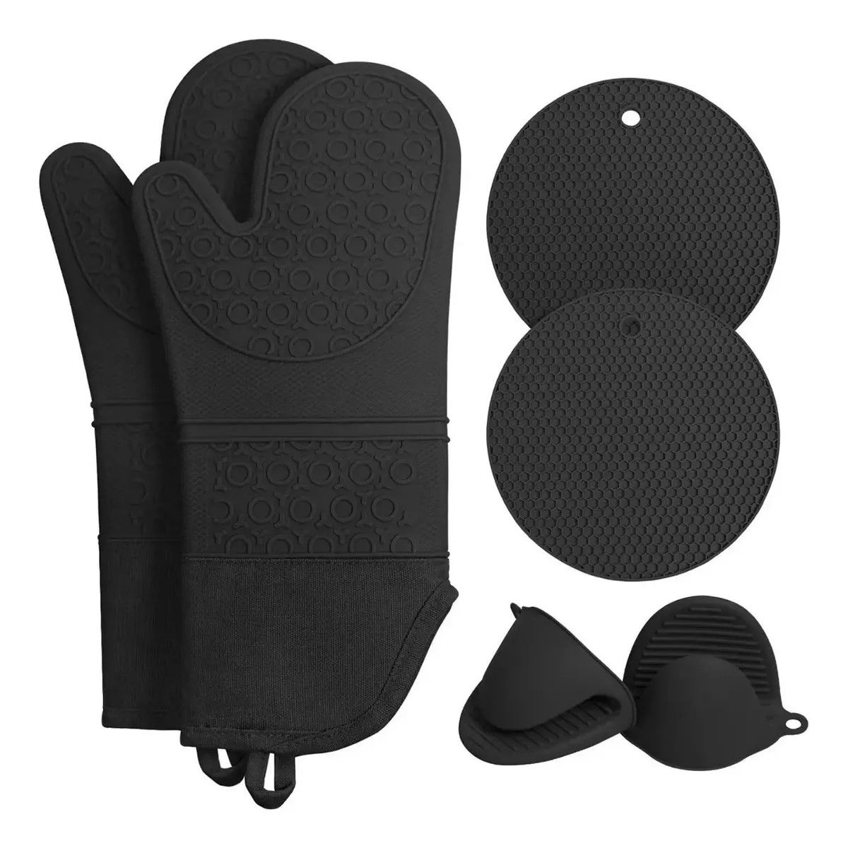 GENERICO - Guantes De Alta Temperatura Hornear Para Horno Y Cocina 6pcs BELUG