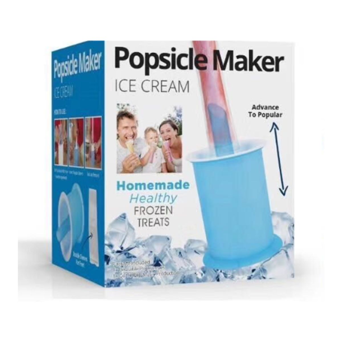 GENERICO - Molde Para Bolis Y Marcianos Caseros Popsicle Maker