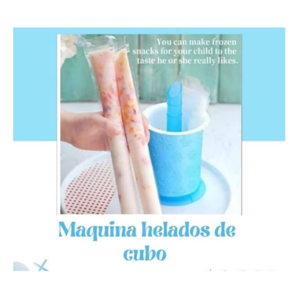 GENERICO - Molde Para Bolis Y Marcianos Caseros Popsicle Maker