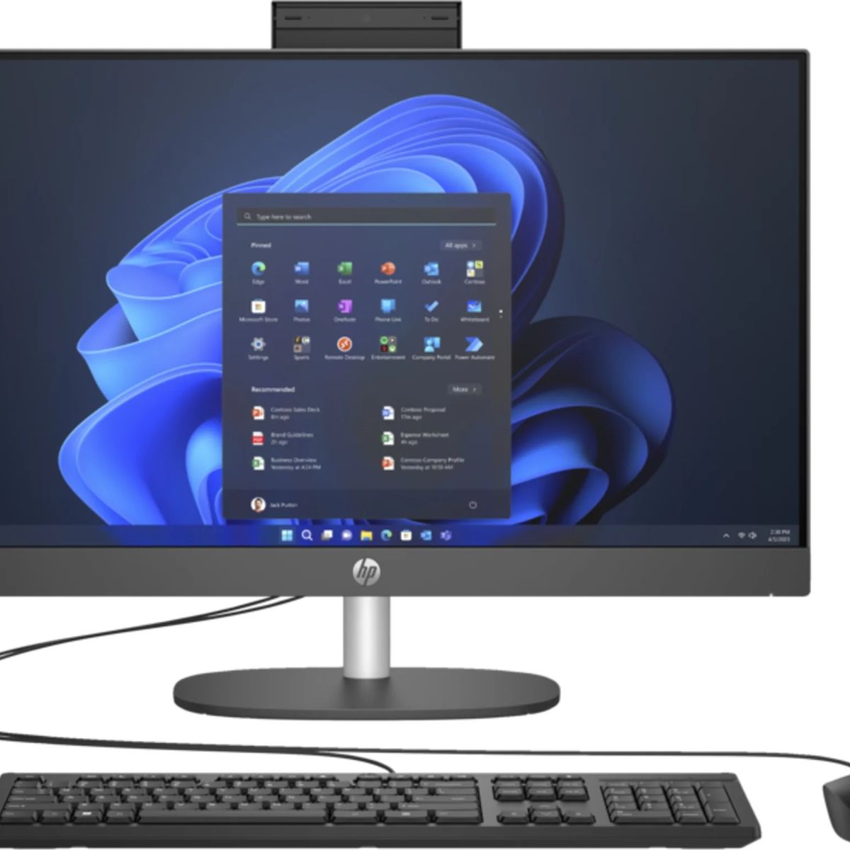HP - Computador HP AIO 245 G10 AMD R5 7520U 16GB Ram 512GB SSD