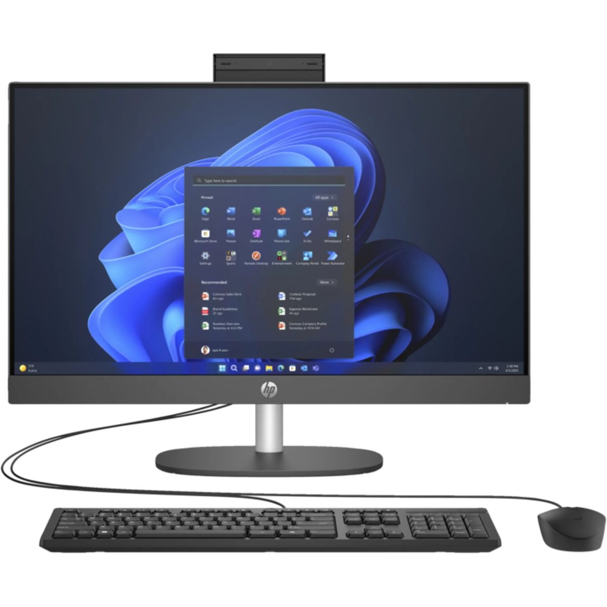 HP - Computador HP AIO 245 G10 AMD R5 7520U 16GB Ram 512GB SSD
