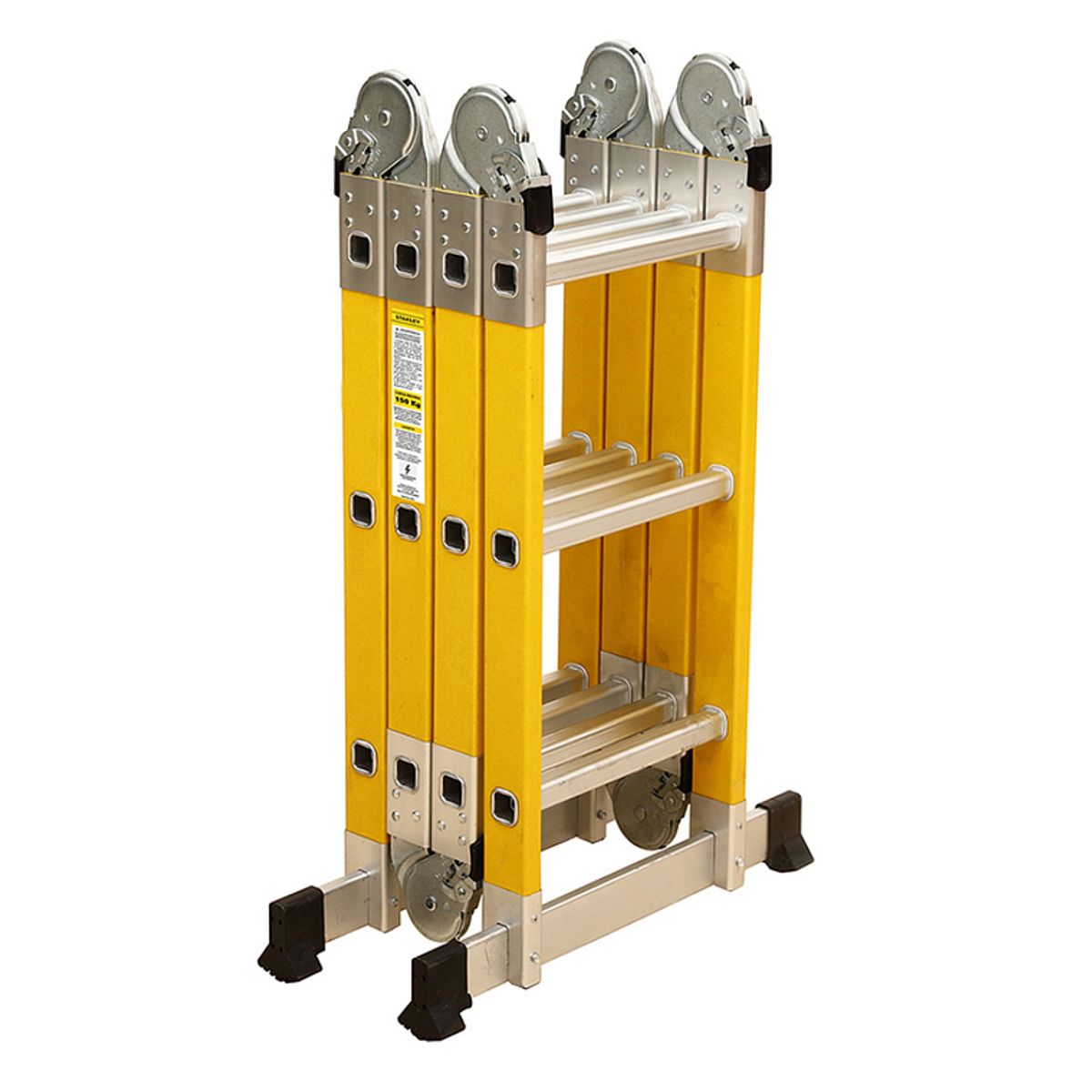 DOER - Escalera Articulada Dieléctrica DOER 4x3, 12 escalones