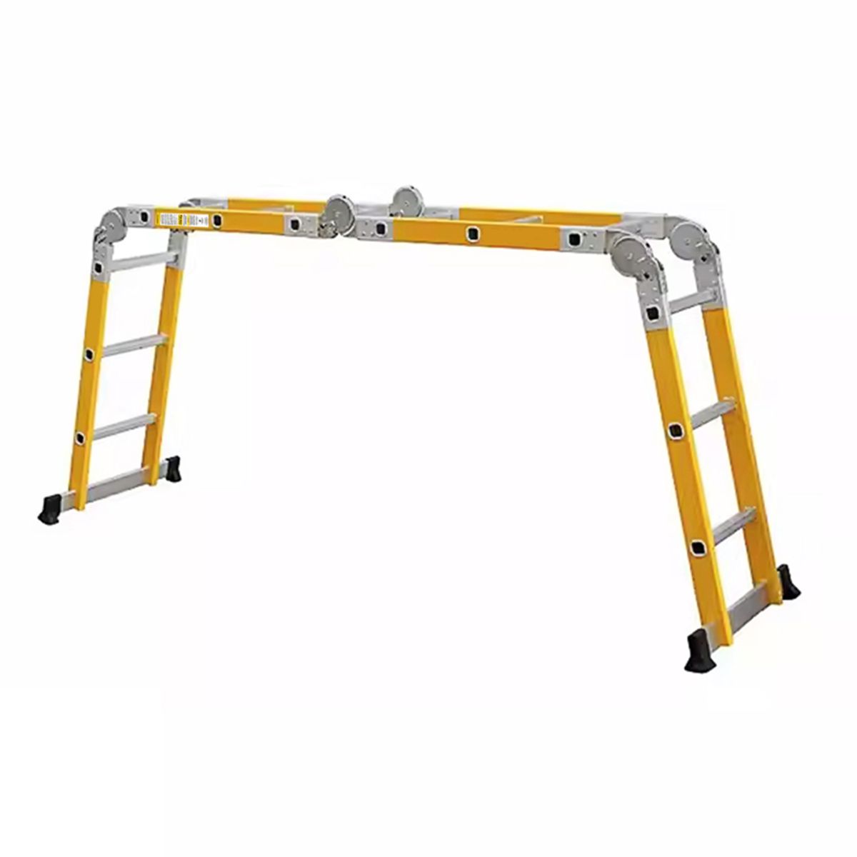Escalera Articulada Dieléctrica DOER 4x3, 12 escalones, marca DOER - Foto 2