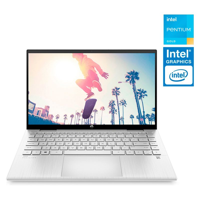 HP - Pavilion x360 Convertible 14-dy0002la Intel Pentium 4GB RAM 256GB SSD Gráficos Intel UHD 14"