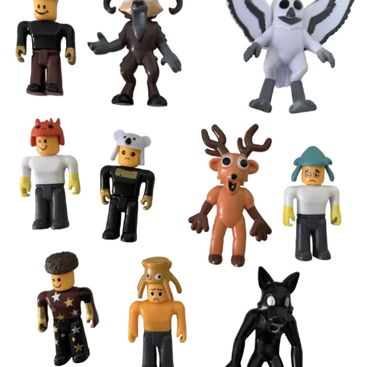 GENERICO - Set 10 Figuras Roblox 99 Night Forest Pvc 7-9.5 Cm Genérico