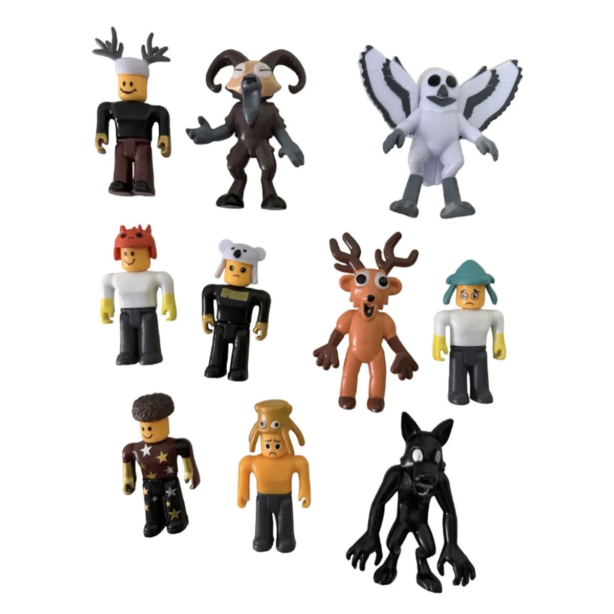 GENERICO - Set 10 Figuras Roblox 99 Night Forest Pvc 7-9.5 Cm Genérico