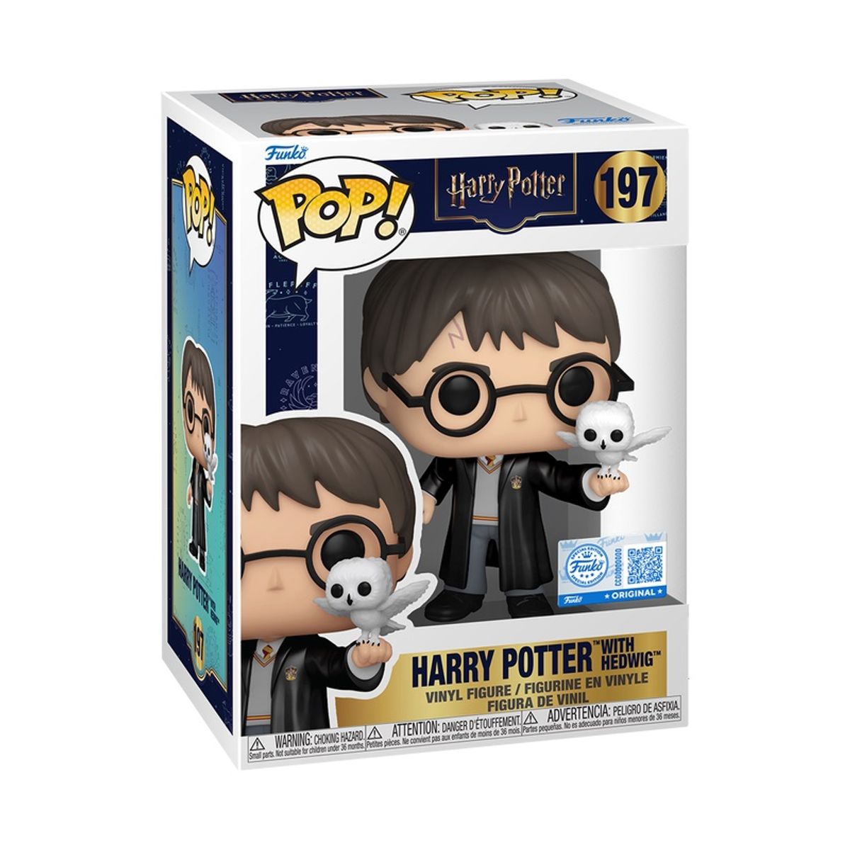FUNKO - Funko Pop Harry Potter Con Hedwig 197 + Protector