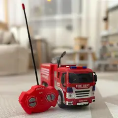 GENERICO - Camión De Bomberos Juguete Control Remoto