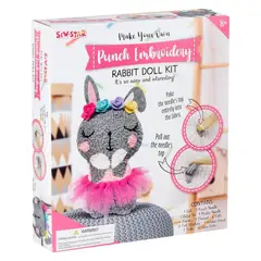 SEW STAR - Kit de bordado teje tu propio peluche de conejo