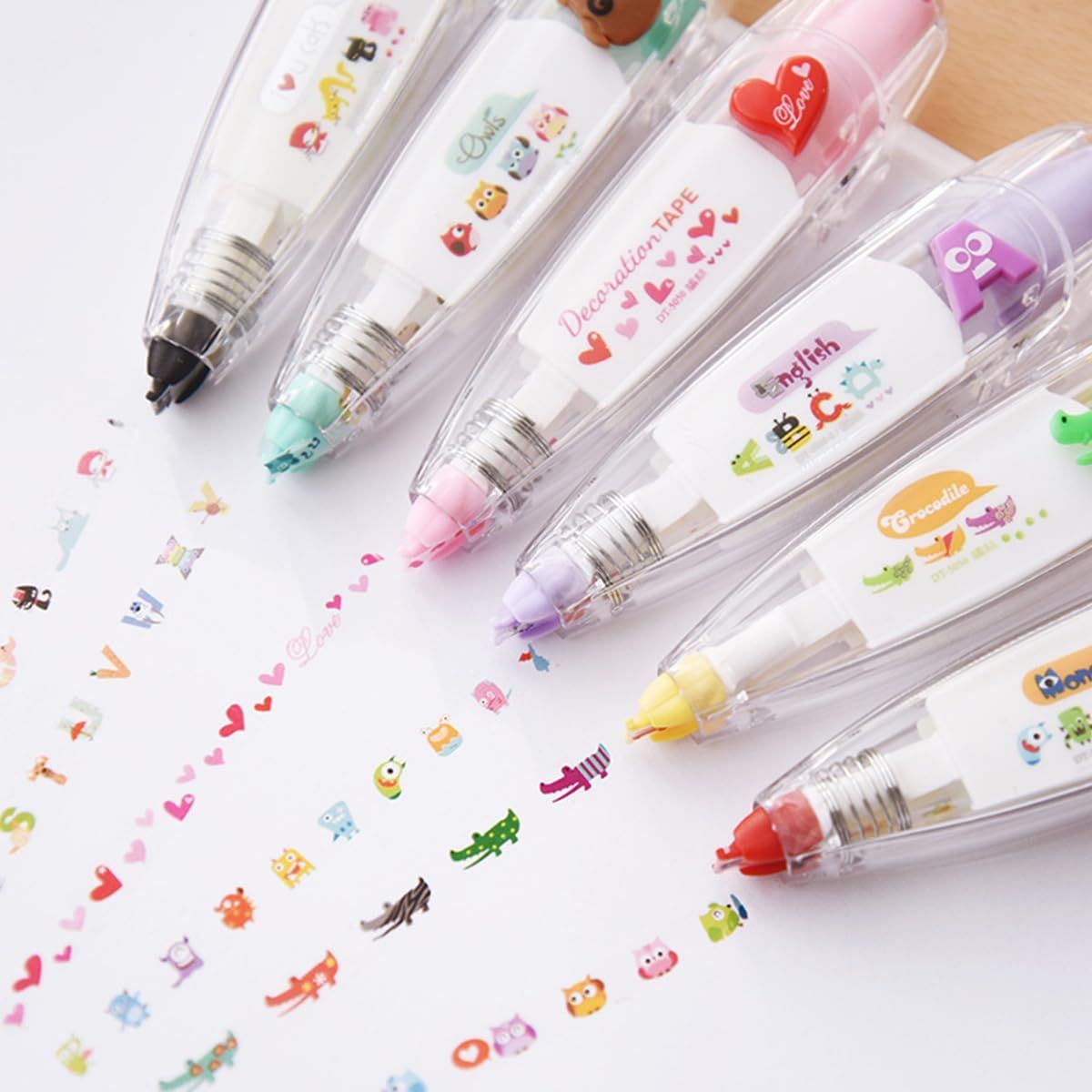 GENERICO - Set artículos de escritorio y papelería kawaii Korea