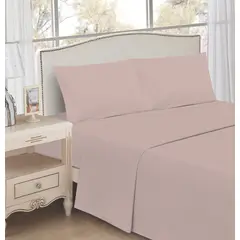 ZAHR - JUEGO DE SABANAS DAMASCO LISAS KING