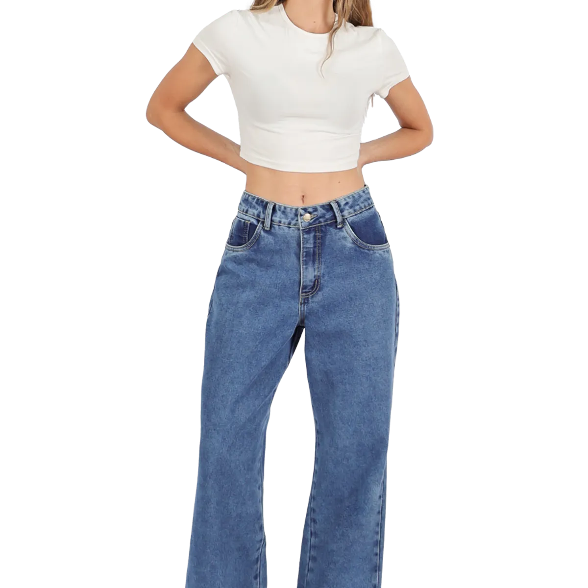 DIVINO JEANS - Jeans Bella I Celeste Medio Divino Jeans