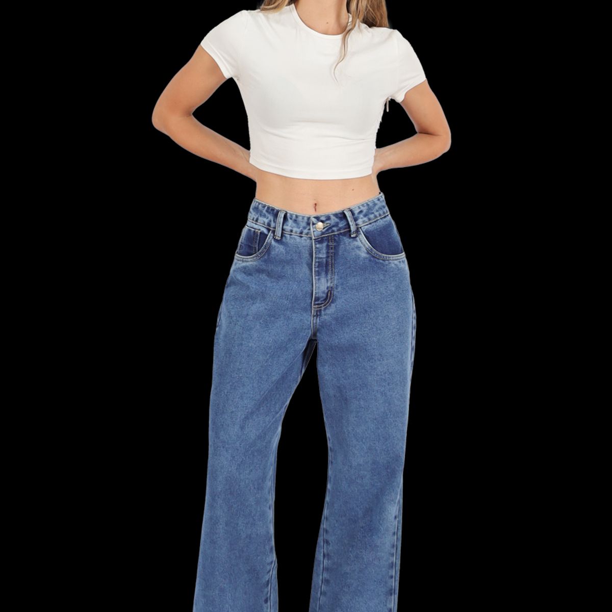 DIVINO JEANS - Jeans Bella I Celeste Medio Divino Jeans