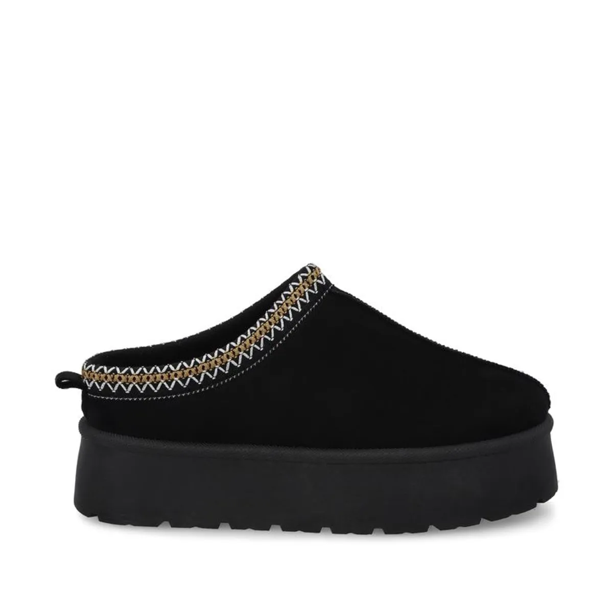 GOTTA - Pantufla Plataforma Negra Mujer 48112