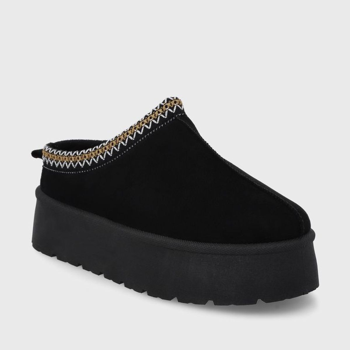 GOTTA - Pantufla Plataforma Negra Mujer 48112