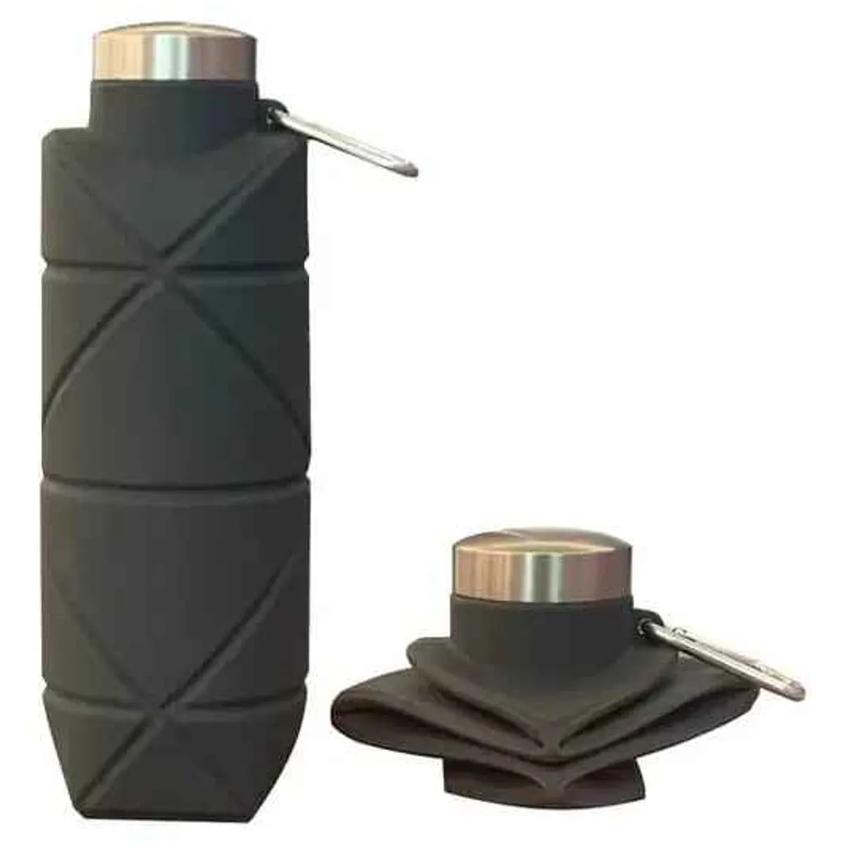 GENERICO - Botella Deportiva Portátil 100% Silicona Plegable