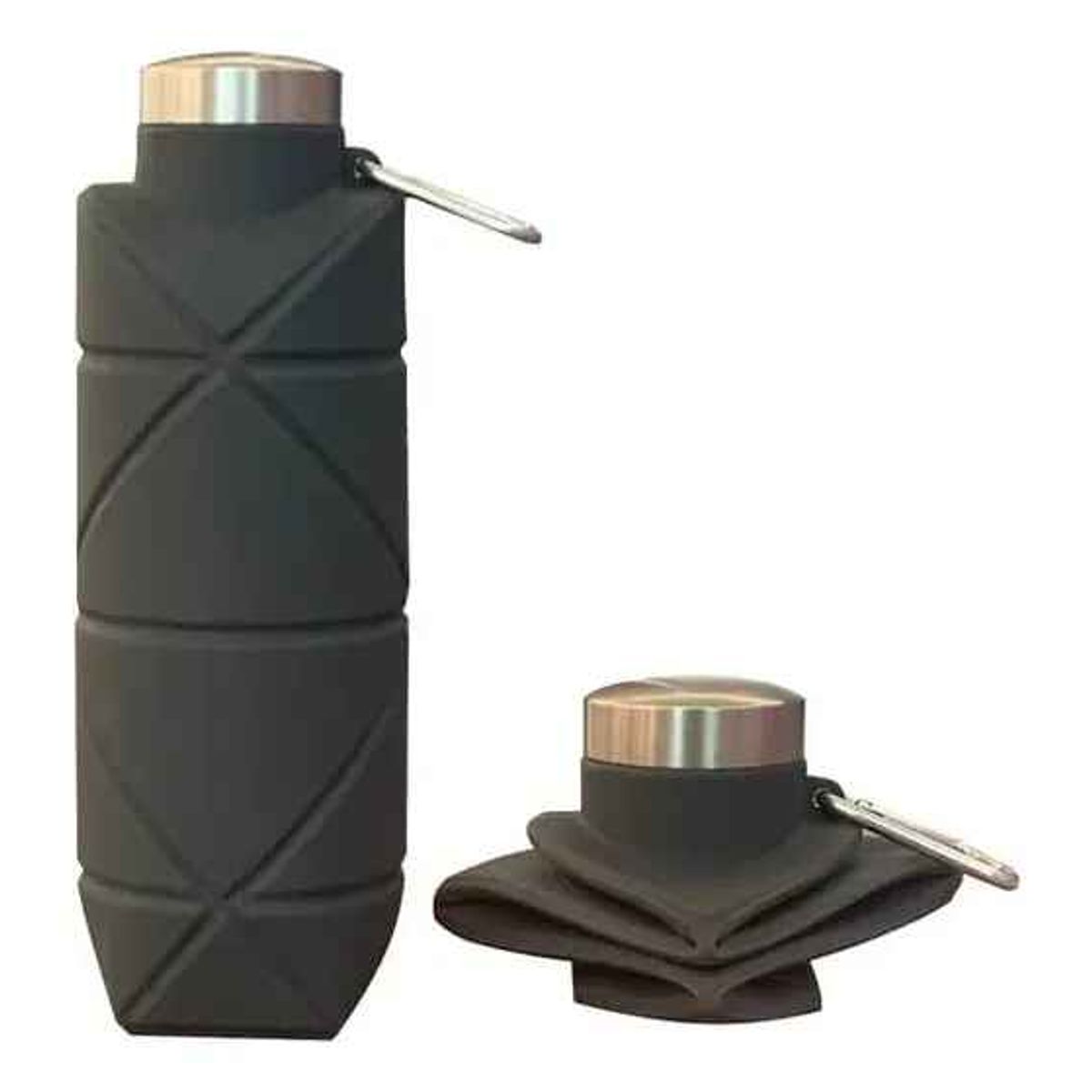 GENERICO - Botella Deportiva Portátil 100% Silicona Plegable