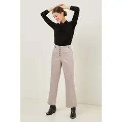 MA GRIFFE - Pantalon Gris Mujer Magriffe