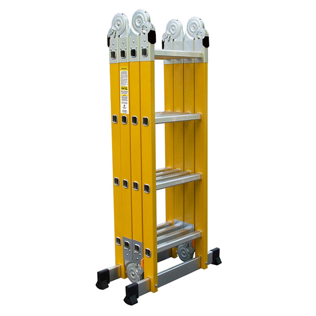 DOER - Escalera Articulada Dieléctrica DOER 4x4, 16 escalones