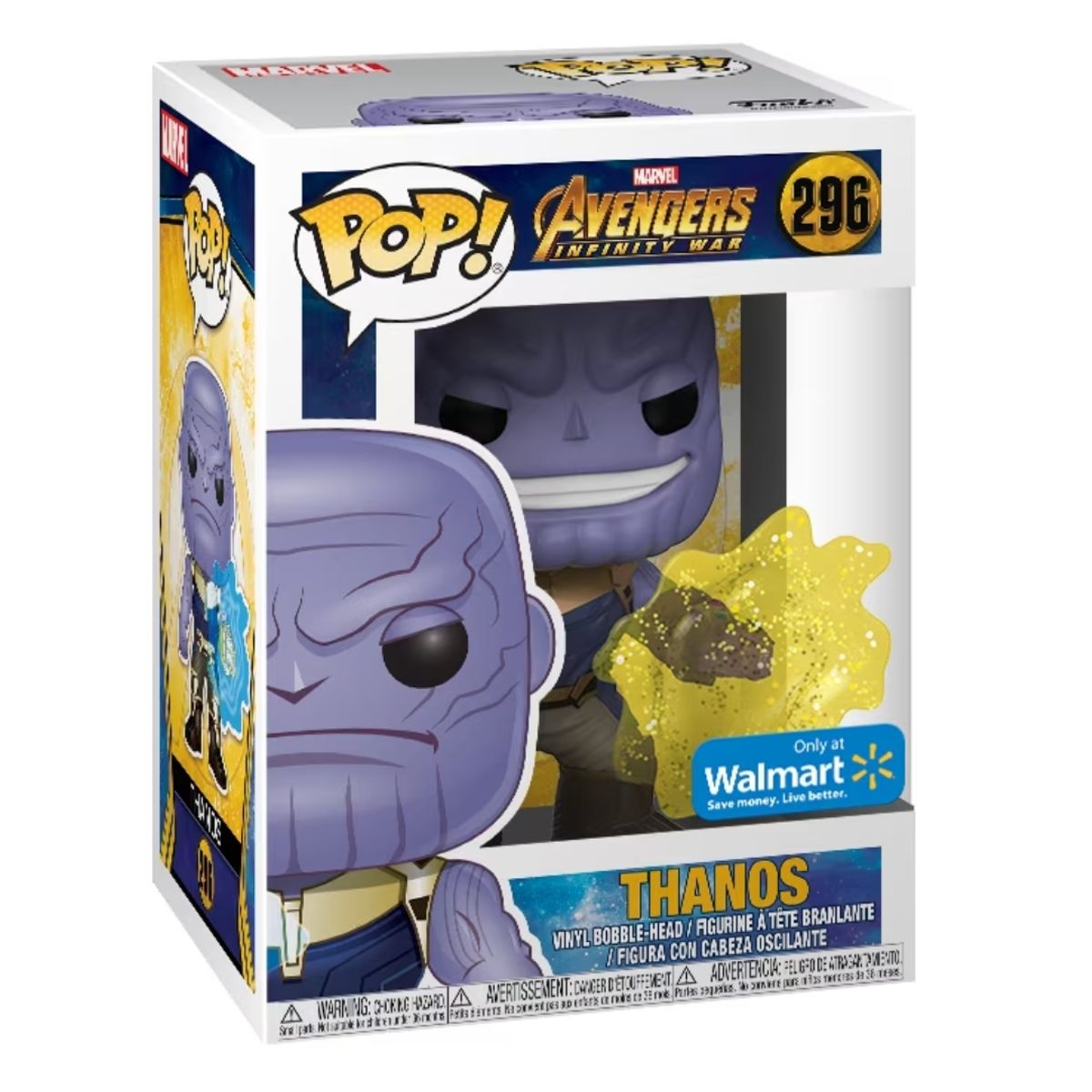FUNKO - Funko Pop Marvel – Thanos 296 + Protector