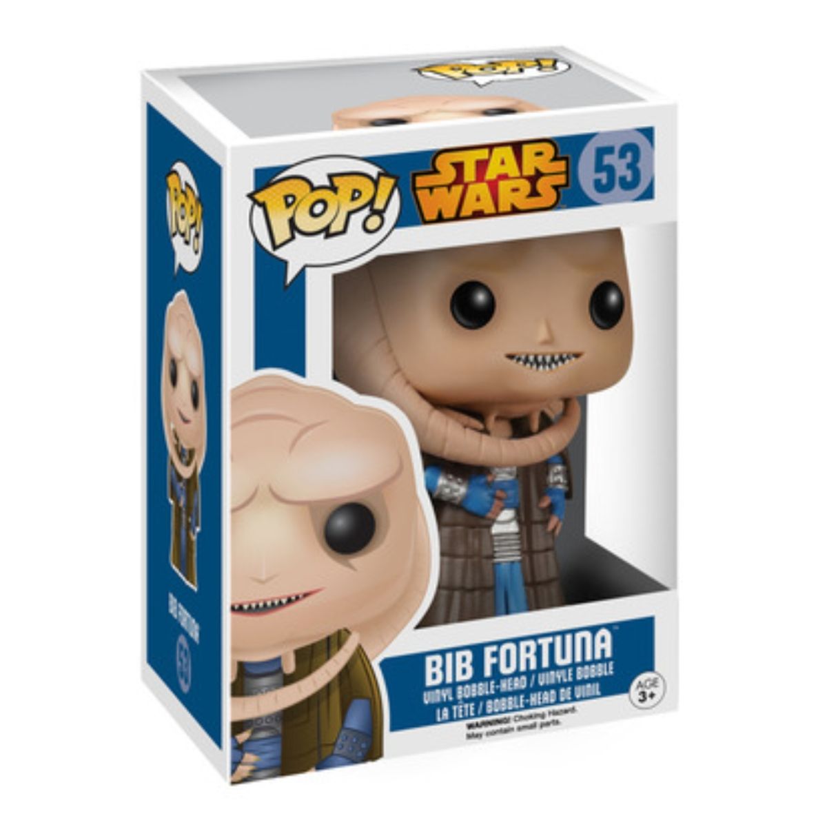 FUNKO - Funko Pop Star Wars – Bib Fortuna 53 + Protector