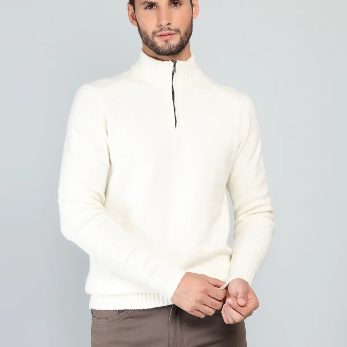 ARROW - Sweater Texturado Regular Fit Crudo Arrow ARROW