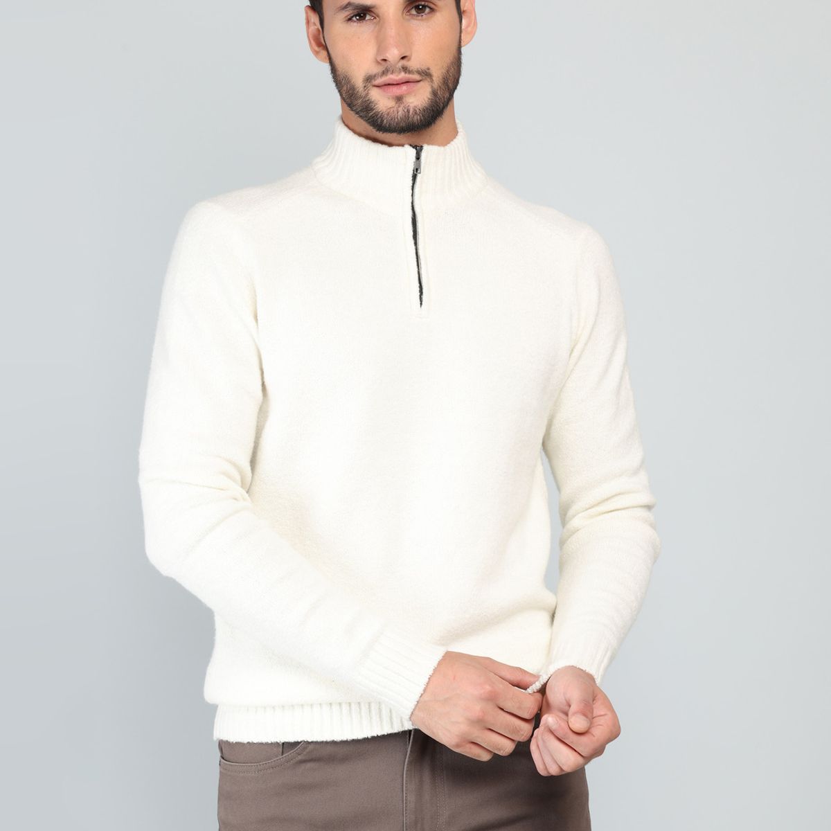 ARROW - Sweater Texturado Regular Fit Crudo Arrow ARROW