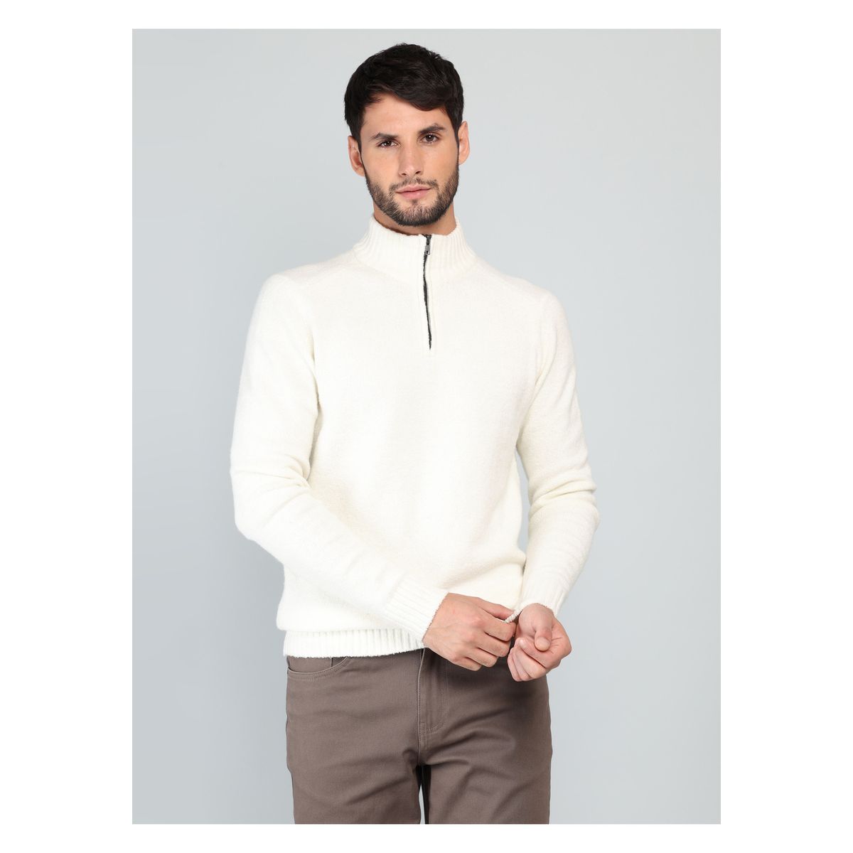 ARROW - Sweater Texturado Regular Fit Crudo Arrow ARROW