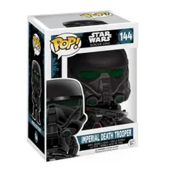 FUNKO - Pop Star Wars – Imperial Death Trooper 144 + Protector
