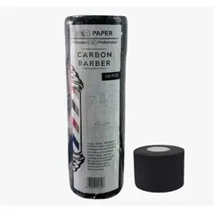 GENERICO - Pack 5 Papel Cuello (Cuelleros) Para Barberia y Peluqueria Negro