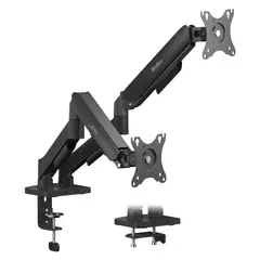 KOLKE - Soporte Articulado Sistema De Gas Para Dos Monitores