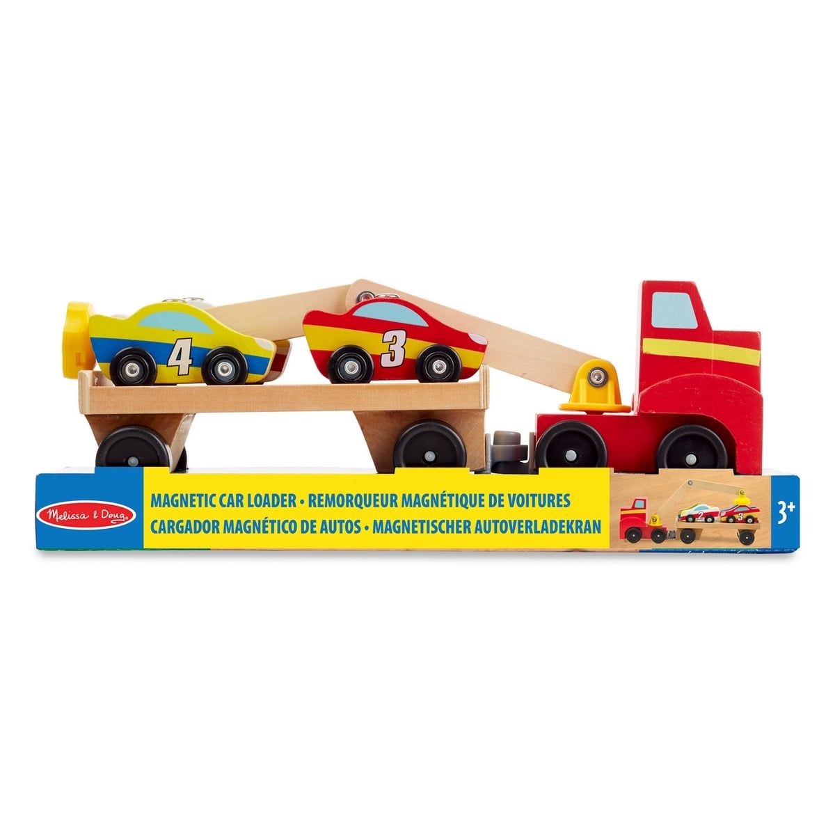 MELISSA & DOUG - CAMION TRANSPORTADOR DE AUTOS MAGNETICO  MELISSA AND DOUG