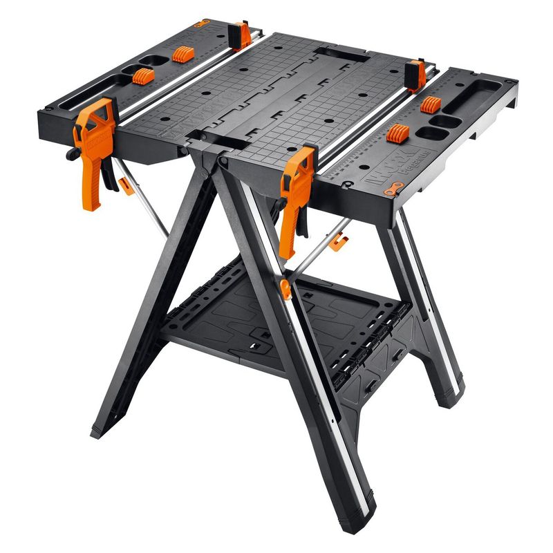 WORX - Mesa de trabajo plegable capacidad 136 kgs