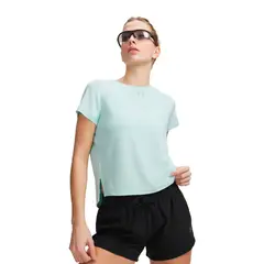 UNDER ARMOUR - Polera M/C UA Velociti Pro Verde Mujer