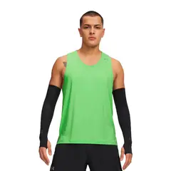 UNDER ARMOUR - Polera S/M UA Velociti Pro Singlet Verde Hombre