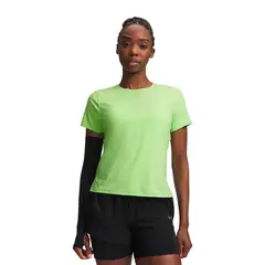 UNDER ARMOUR - Polera M/C UA Velociti Pro Verde Mujer