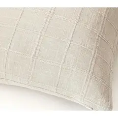 DEKOHOME - COJIN CON TEXTURA VERDE BEIGE