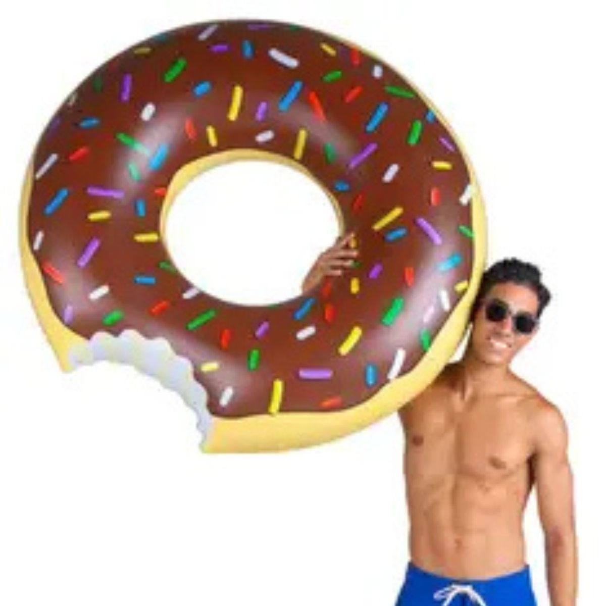 MOVI - FLOTADOR GIGANTE DONUT CAFE 120 CMS