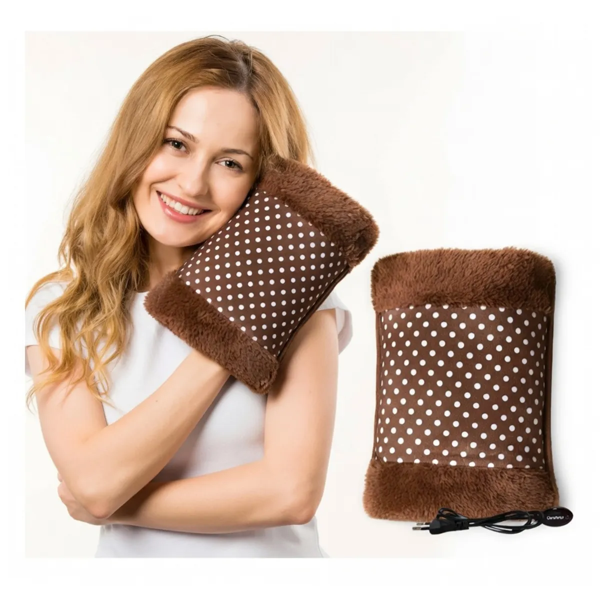 GENERICO - Bolsa Térmica Recargable Tipo Peluche Calentador De Manos Invierno Portátil