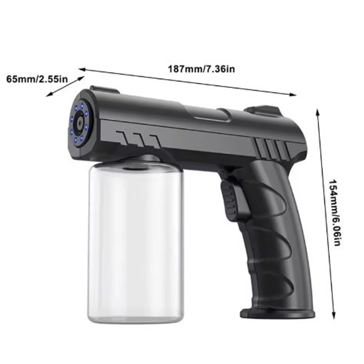 GENERICO - Pistola Spray Pulverizadora de Aftershave Colonia Para Barberia