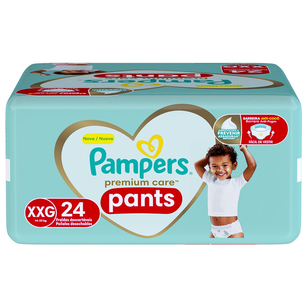 PAMPERS - Pañales Pampers Pants Premium Care XXG x24 Un