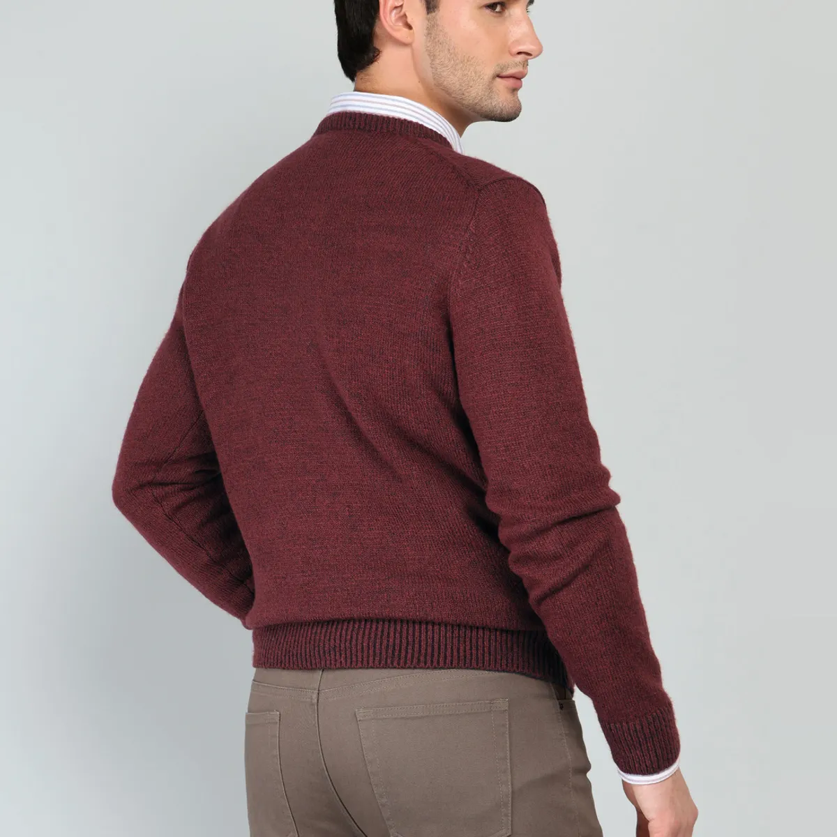 ARROW - Sweater Cuello Redondo Regular Fit Burdeo Arrow ARROW