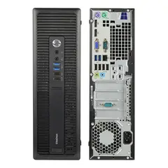 HP - Computador Prodesk 800 G1 i5 4590 8GB RAM 120SSD + 1TB W10 Pro