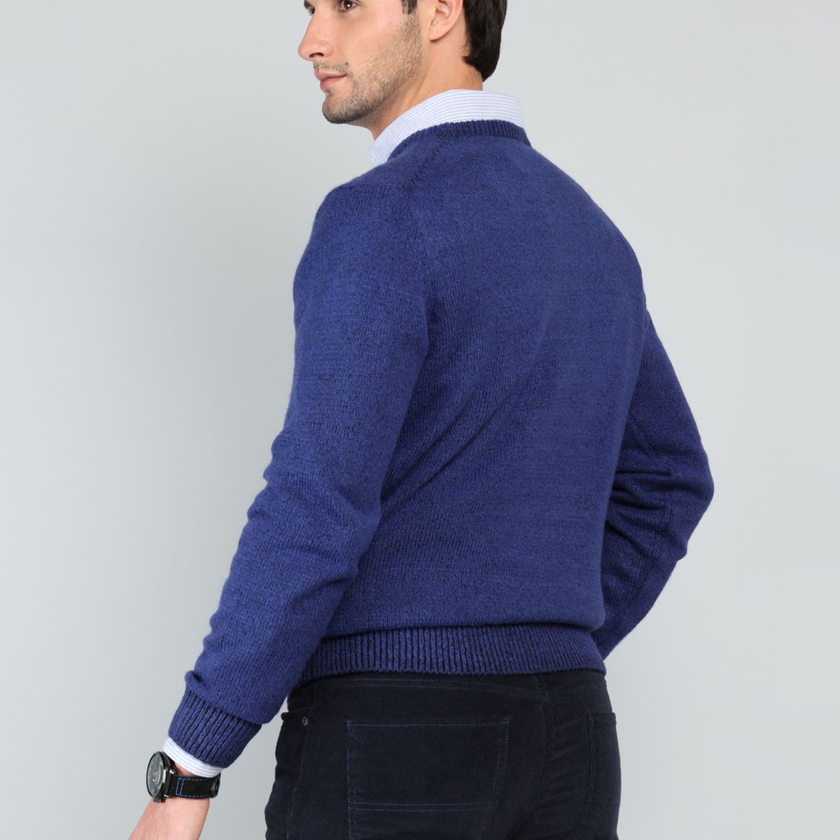 ARROW - Sweater Cuello Redondo Regular Fit Azul Arrow ARROW