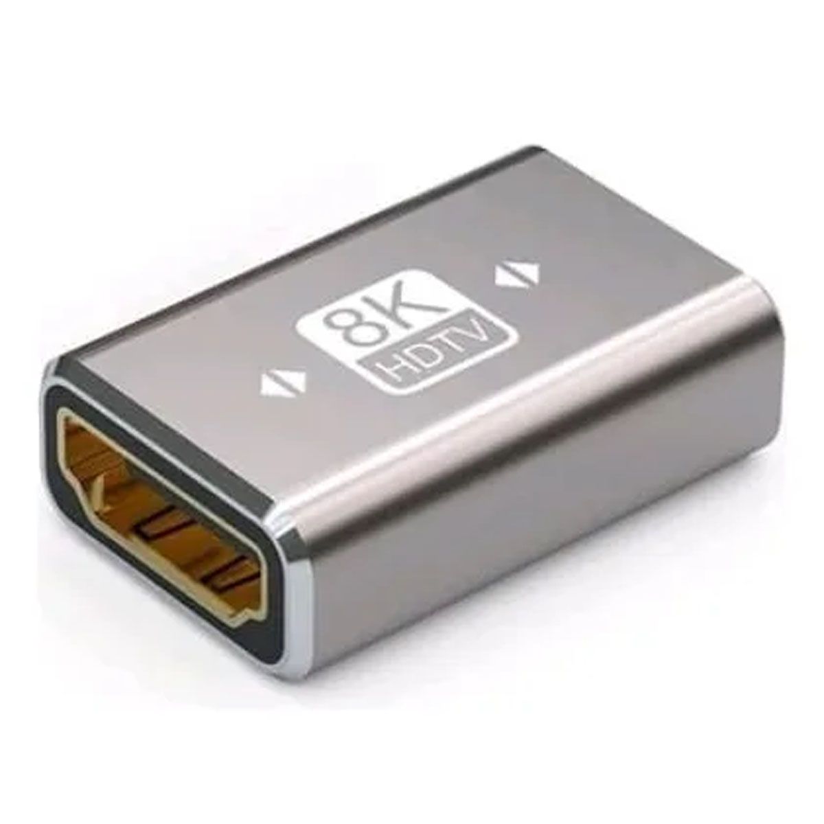 GENERICO - Copla HDMI 8K Ultra HD v2.1 Hembra a Hembra Metálica.