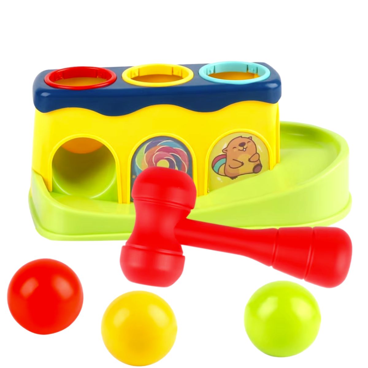 HUANGER - Huanger Juguete Golpea la Bola de Colores para Bebés