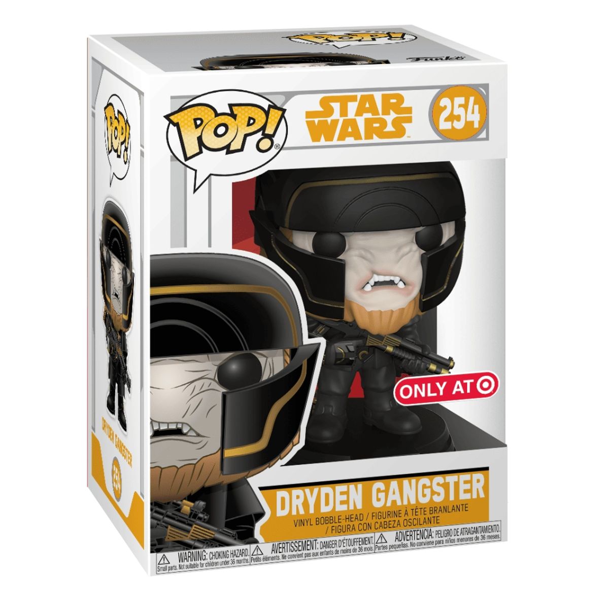FUNKO - Funko Pop Star Wars - Dryden Henchman 254 + Protector