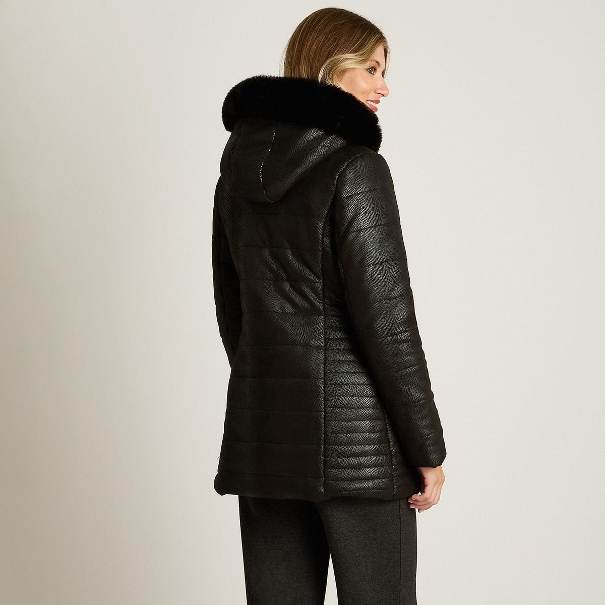 LORENZO DI PONTTI - Parka Básica Mujer Negro