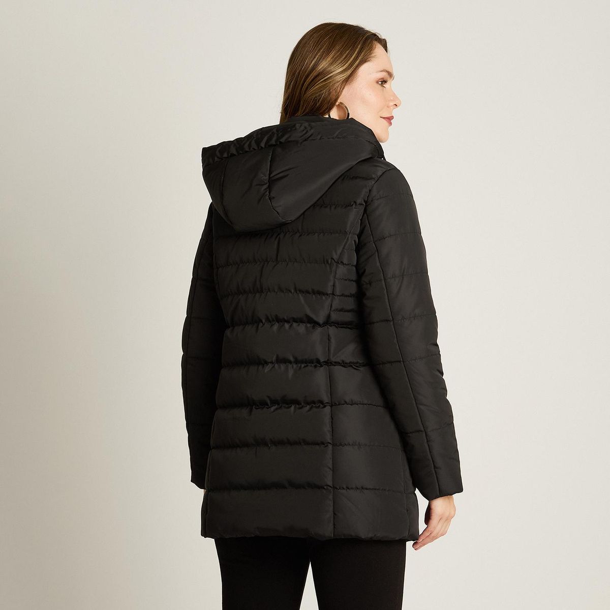 LORENZO DI PONTTI - Parka Básica Mujer Negro