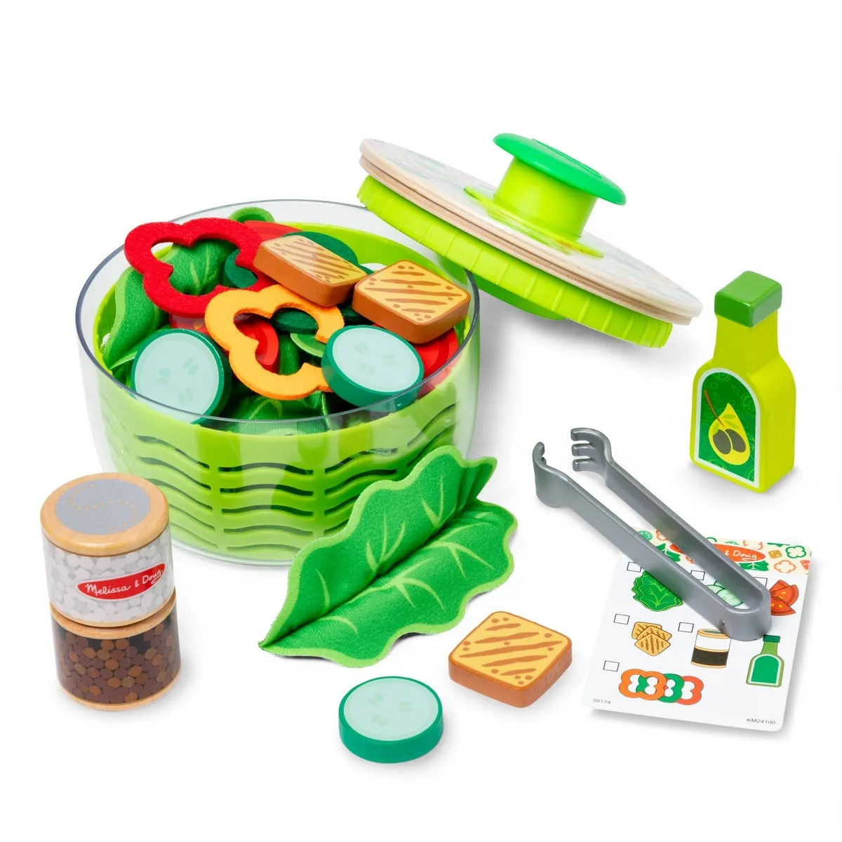 MELISSA & DOUG - CENTRIFUGA DE ENSALADA MELISSA AND DUG